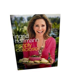 *3/$15 Simply Delicioso‎ Cookbook Latin Twist I Hoffman Cook Book Hardback BCG-B